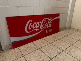 Coca-Cola Werbeschild (Plexiglas)