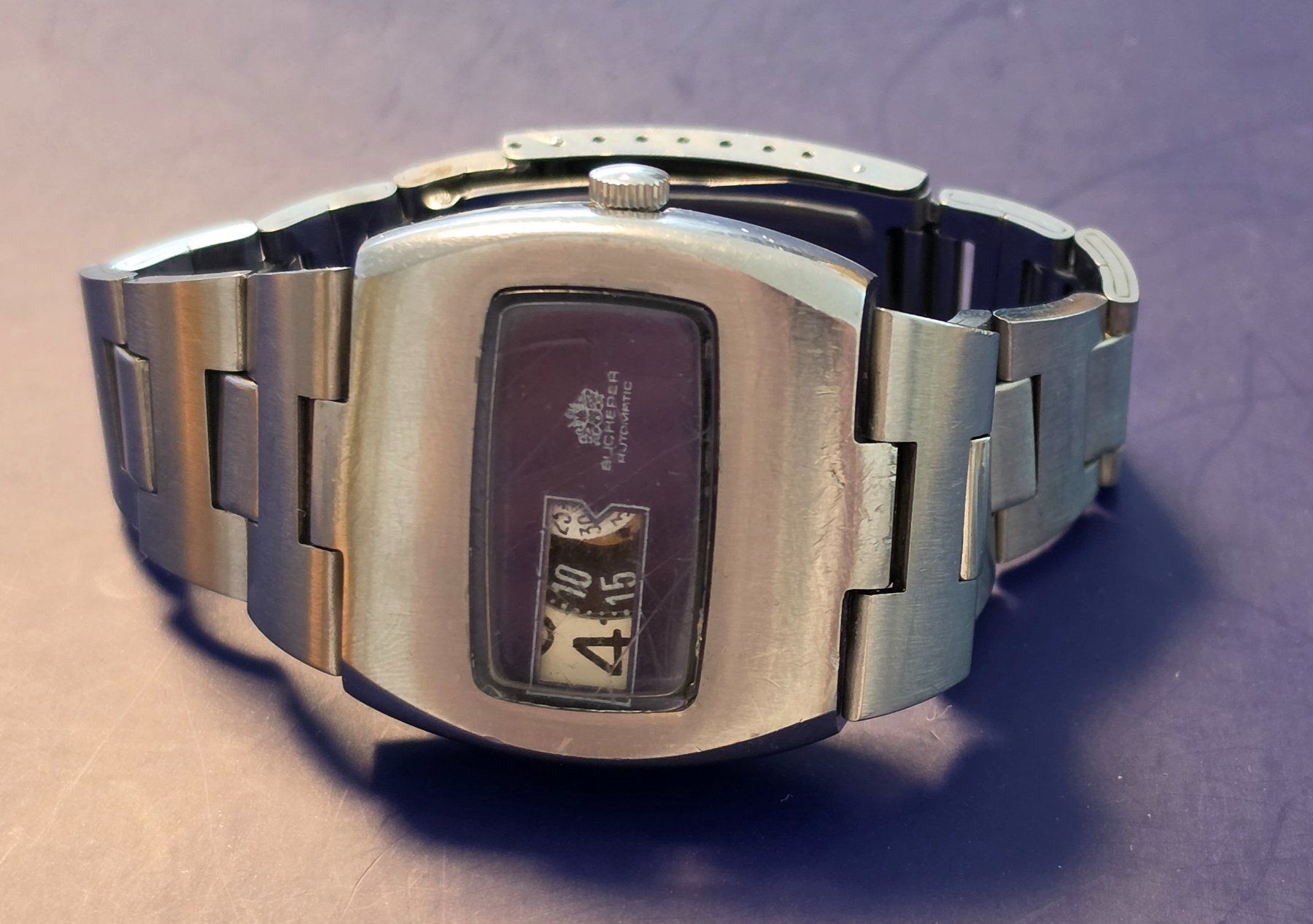 Bucherer Orologi: VINTAGE BUCHERER JUMP HOURS AUTOMATIC MEGA RAR – Difettoso da Neftenbach venduto da Taschen-Uhren 7