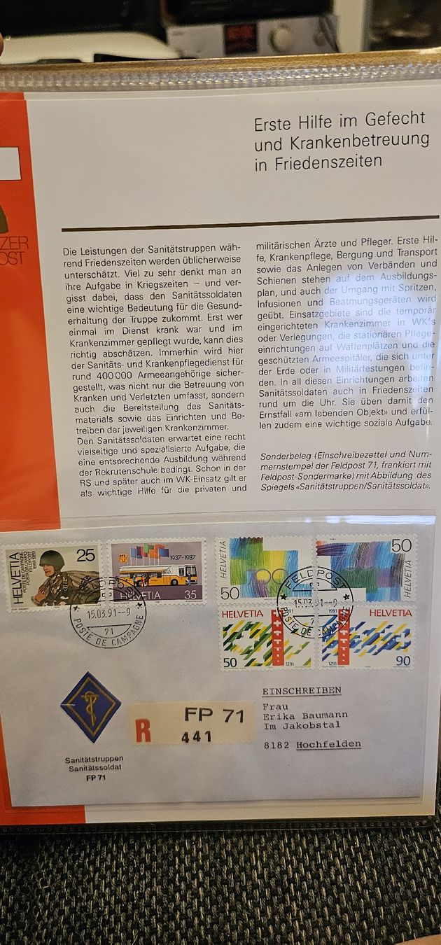 Tutti i francobolli: Schweizer Feldpost  R - Post Briefe Sammlung, komplett, Top – Nuovo (secondo la descrizione) da Ferden venduto da jemyce 5
