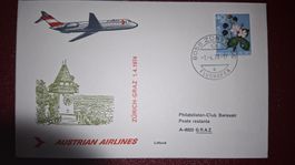 Swissair Zürich - Graz 01.04.1974
