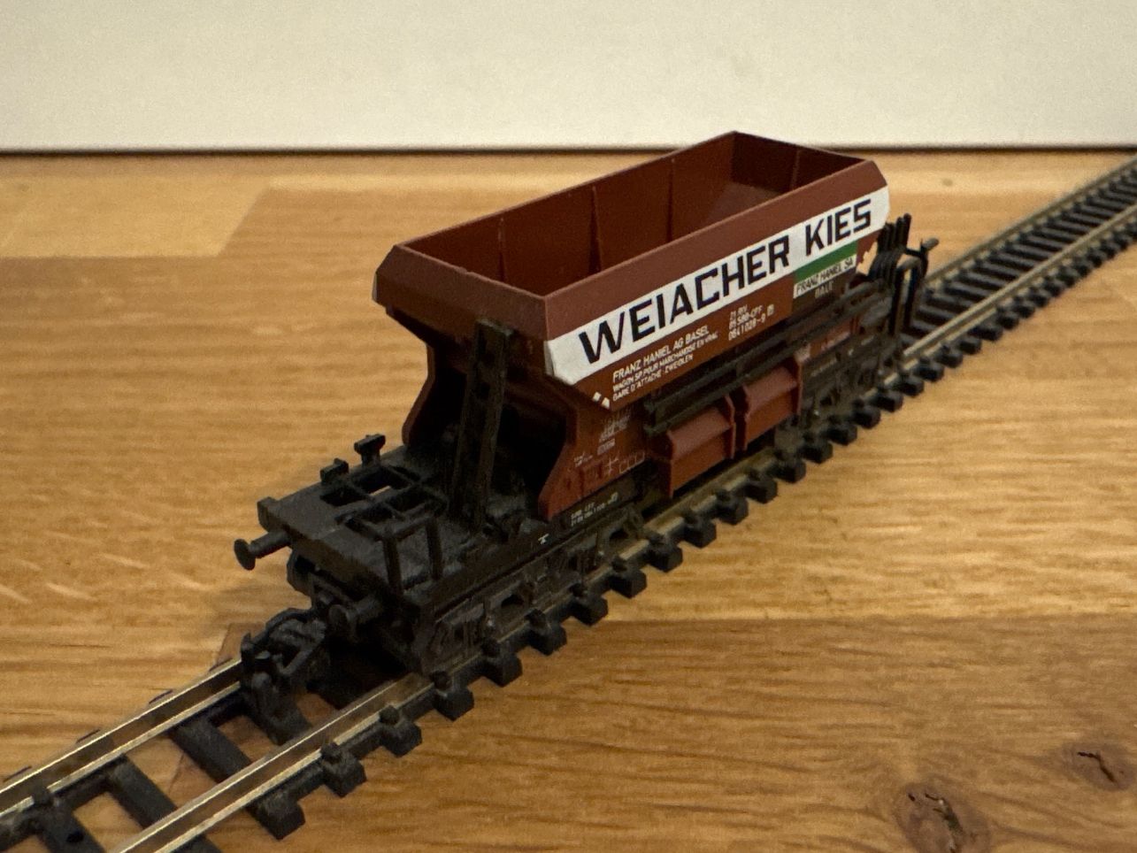 Trix Modelleisenbahnen: Minitrix 13294 Güterwagen "Weiacher Kies" – Neu (gemäss Beschreibung) aus Schlierbach von Look8 2