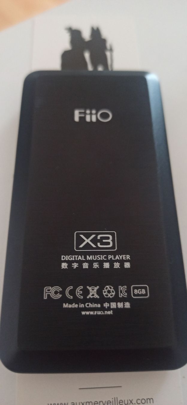 Lettore multimediale portatile: Fiio X3 – Usato da Meggen venduto da Malecifent 1