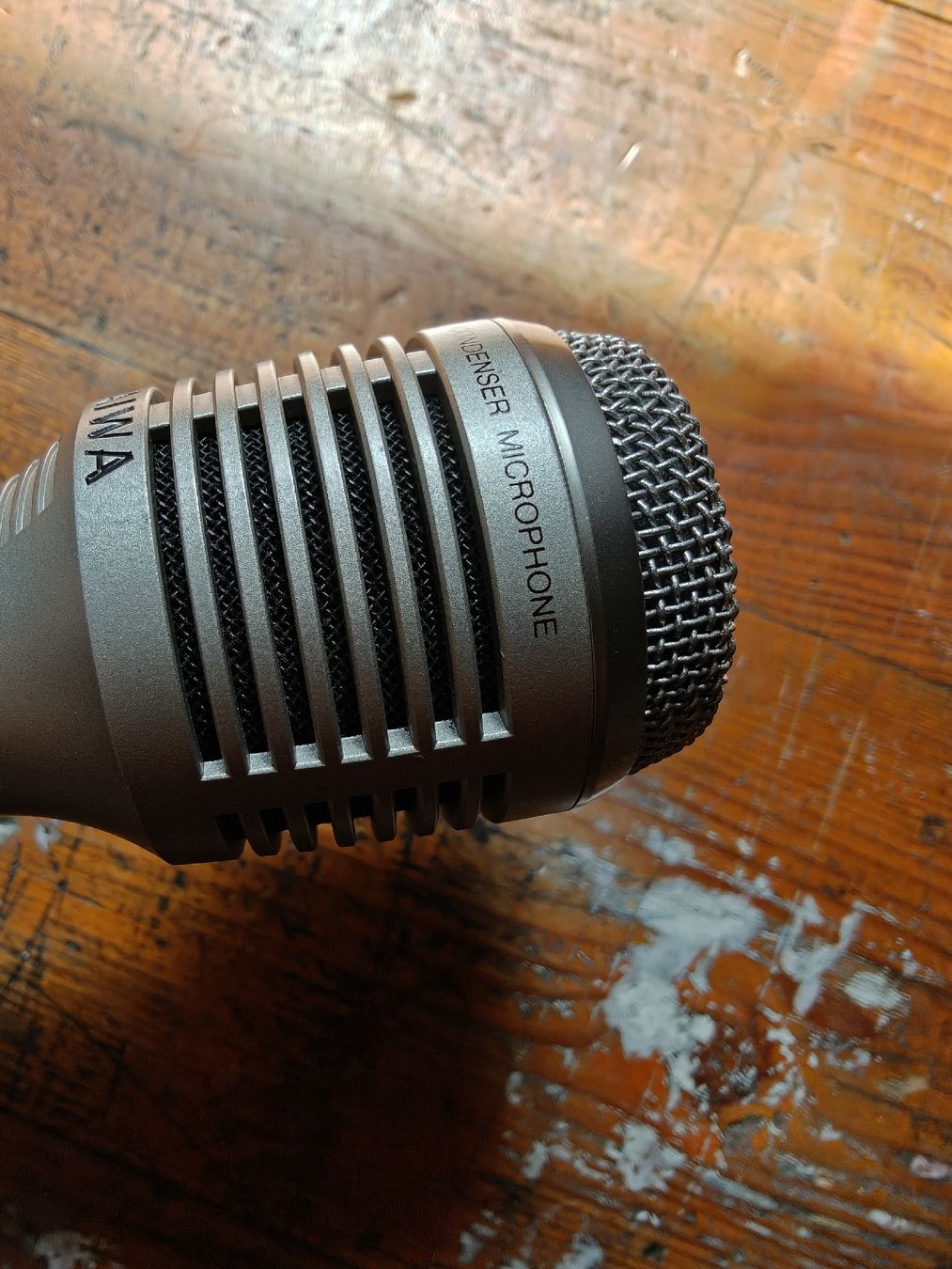 Aiwa Microfoni: AIWA Uni-directional Condenser Microphone mit Kabel – Usato da Oberkulm venduto da Ken_6bmj 3