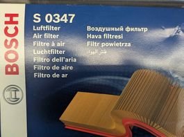 Bosch S 0347  Luftfilter (Motor), neu