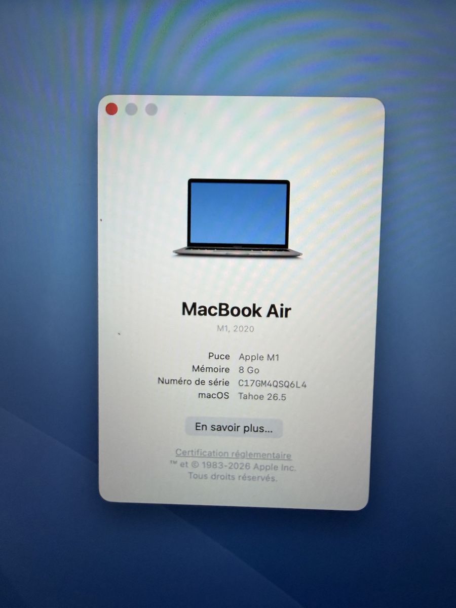 Apple Notebook: Apple MacBook Air M1 2020 Gris sidéral – Usato da La chaux de  fonds venduto da mal_rhl5 5