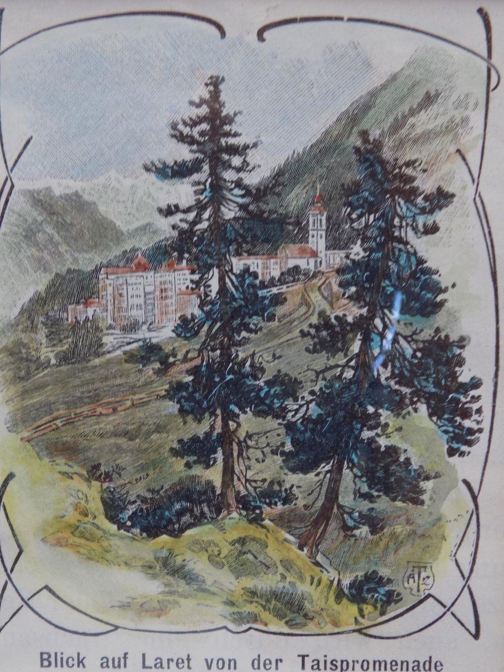 Gravures: Blick auf Laret Engadin – D'occasion à Risch par Rischli15 2