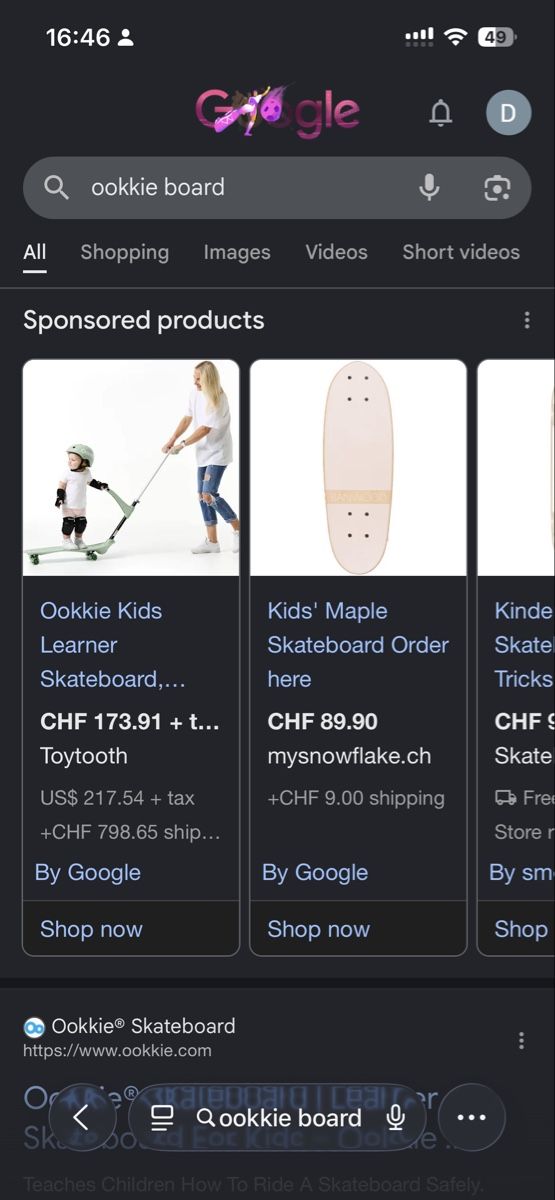 Skateboards: Ookie skateboard trainer – Nuovo (secondo la descrizione) da Abtwil AG venduto da dan_npw9 3