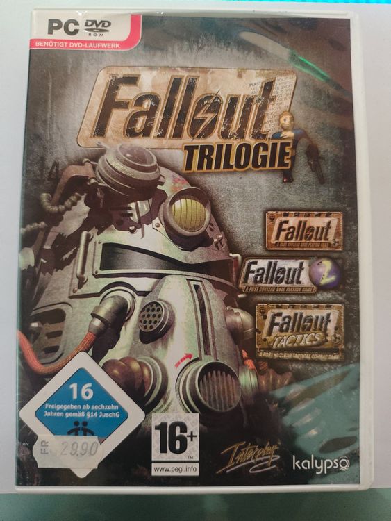Fallout Trilogie PC DVD - Top Zustand, wie neu! Kult! (Gebraucht) in ...