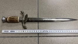 Hirschfänger / Jagdmesser, Solingen Germany, Hirschhorngriff