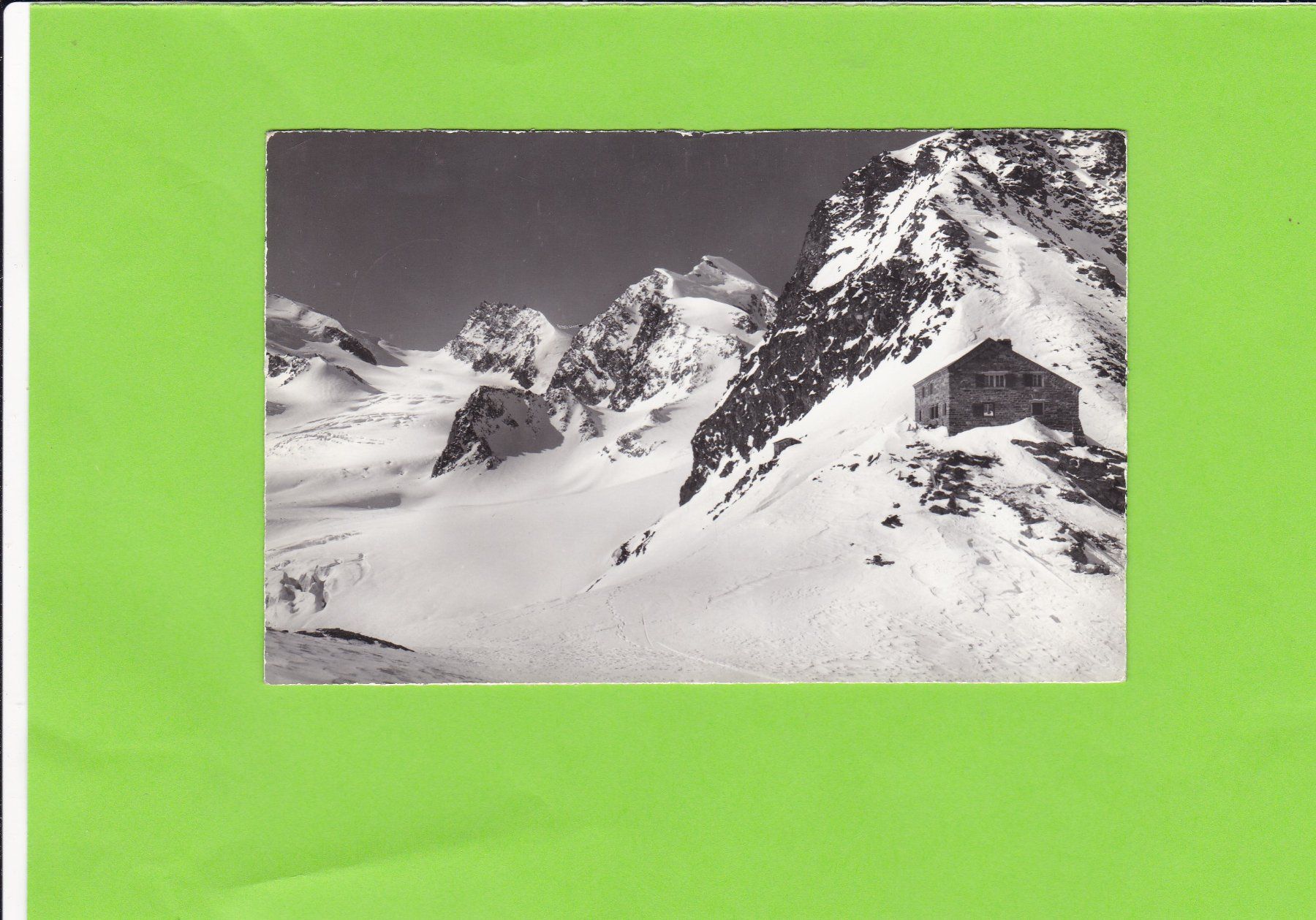 Cartoline postali: Saas-Fee, Britanniahütte – Usato da St. Peterzell venduto da neckertal
