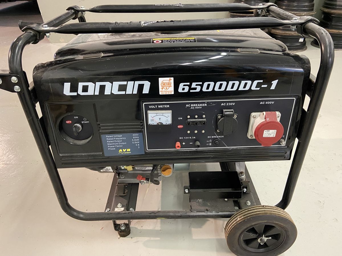 Generatori di corrente: Générateur Loncin 6500 – Usato da Epauvillers venduto da Crap2
