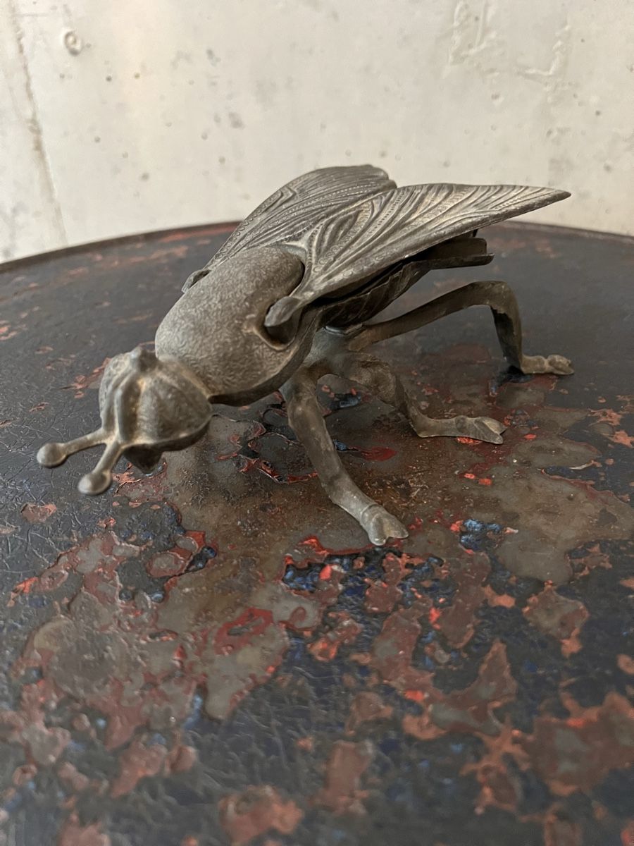 Statuette: Antike  grosse Fliege aus Messing – Usato da Wabern venduto da La-Vitrine