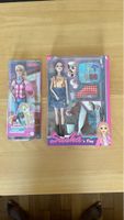 2 Puppen:  Sasha's Day Puppe mit Pferd und Barbbie Mysteries
