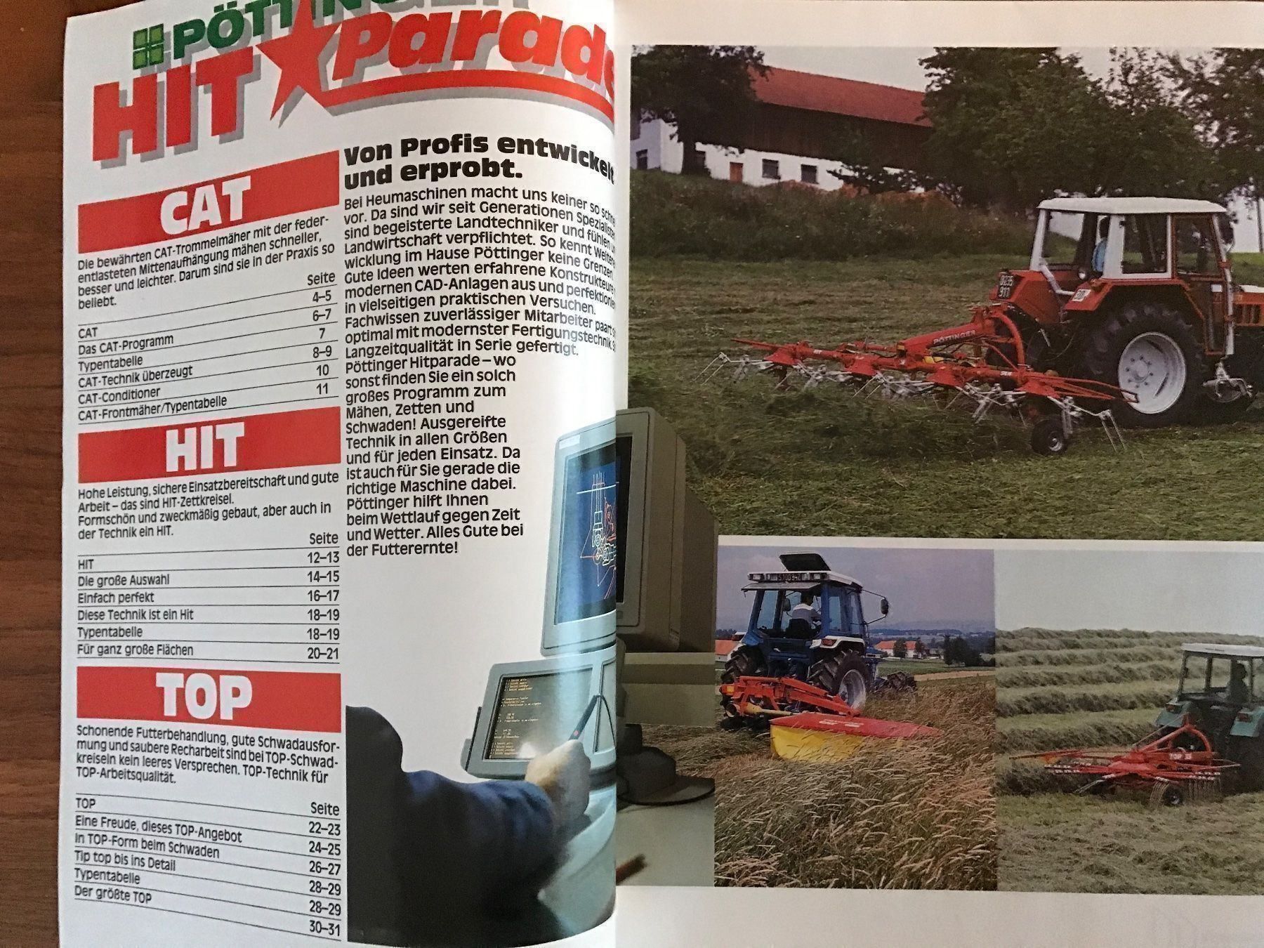 Traktoren: Pöttinger Prospekt Traktor Zubehör – Gebraucht aus Balterswil von Jeko1967 2