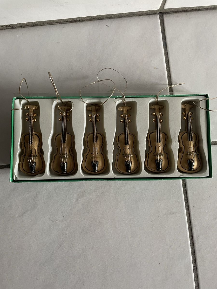 Tutte le decorazioni: 6 Mini Geigen / Deko – Usato da Kaiseraugst venduto da KlausSina