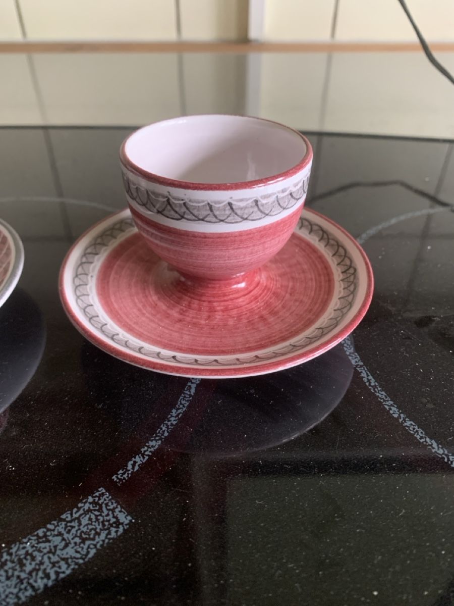 Altre Stoviglie: Vintage Eierbecher Set, Keramik, 2-teilig – Nuovo (secondo la descrizione) da Grosshöchstetten venduto da juri_pf