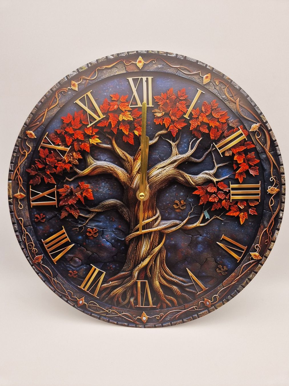 Stand- & Wanduhren: Horloge Murale 25cmD Arbre Nature Neuve – Neu (gemäss Beschreibung) aus Rochefort von Arkaik_FH_CH