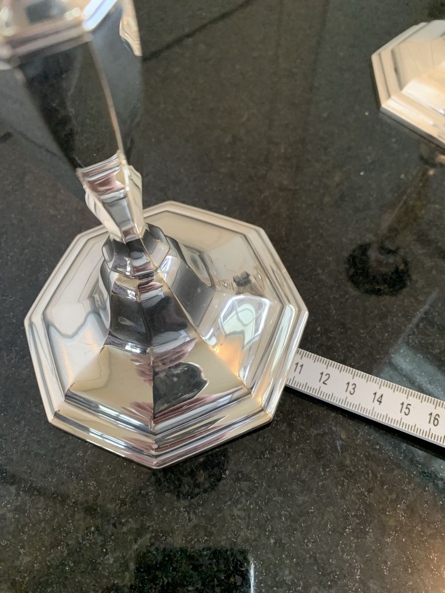 Portacandele: Kerzenständer 800 Silber – Usato da Zollikofen venduto da ausmisten_at_home 4