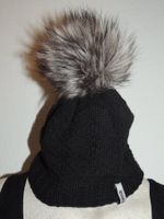 WARME MÜTZE «KAMA» STRICK FLEECE NP 49 CHF NEU S