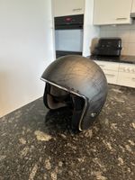 Chopper Motorradhelm Grösse L 59-60cm Grau/ Schwarz