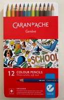 -12- Original Caran d'Ache Farbstifte / gebraucht