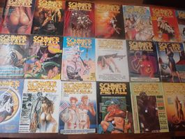 25 SCHWERMETALL Comic Bände ab Nummer 46 bis 95