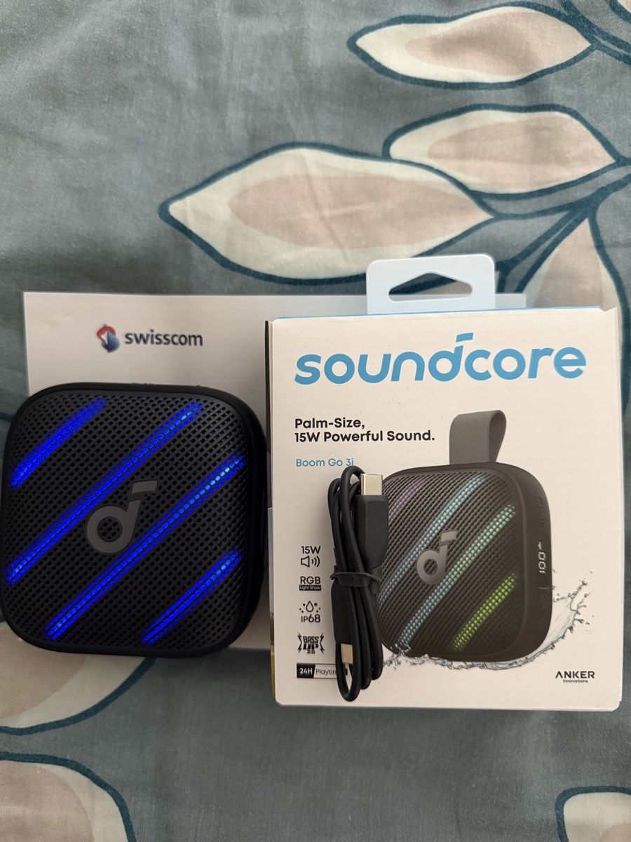 Soundcore Haut-parleurs: Enceinte Bluetooth Soundcore Boom Go 3 – Neuf (Voir description) à Sierre par MeJC_3960 1