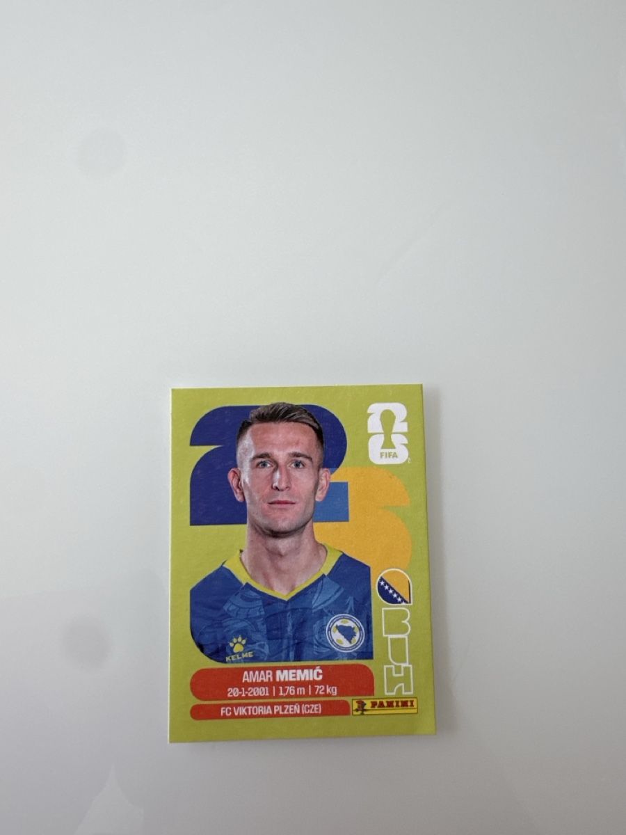 Panini Carte collezionabili: Panini 2026 Amar Memić BIH16 – Nuovo (secondo la descrizione) da Bern venduto da akl_sy9s