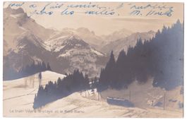 Train Villars-Bretaye Mont-Blanc 1915 dans la neige, Zensur