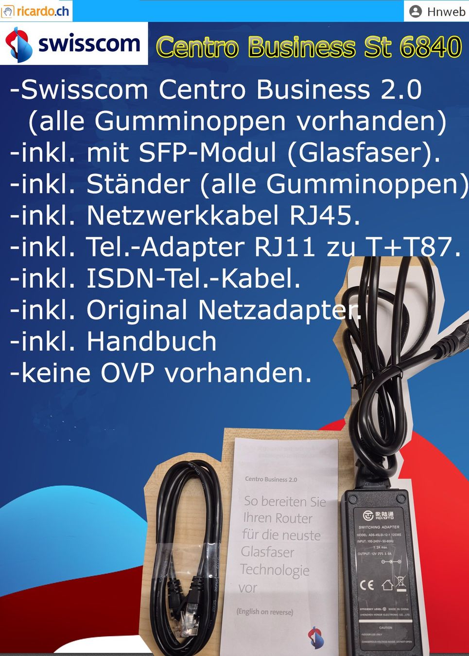 Swisscom Modem & Router: Centro Business Router 2.0 (85) – Usato da Kaisten venduto da Hnweb 8