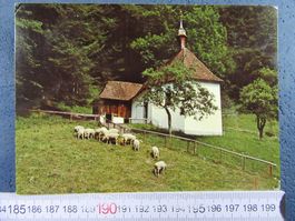 FLÜELI-RANFT ZELLE MIT KAPELLE DES HL. BRUDER KLAUS AK ONW