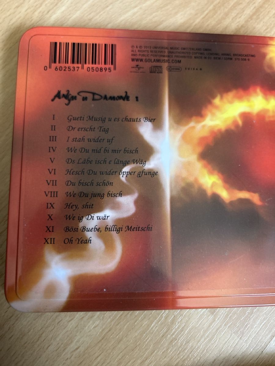 CDs: Gölä Angu u Dämonen I Metal Tin – Gebraucht aus Herbetswil von rotekatze84 1