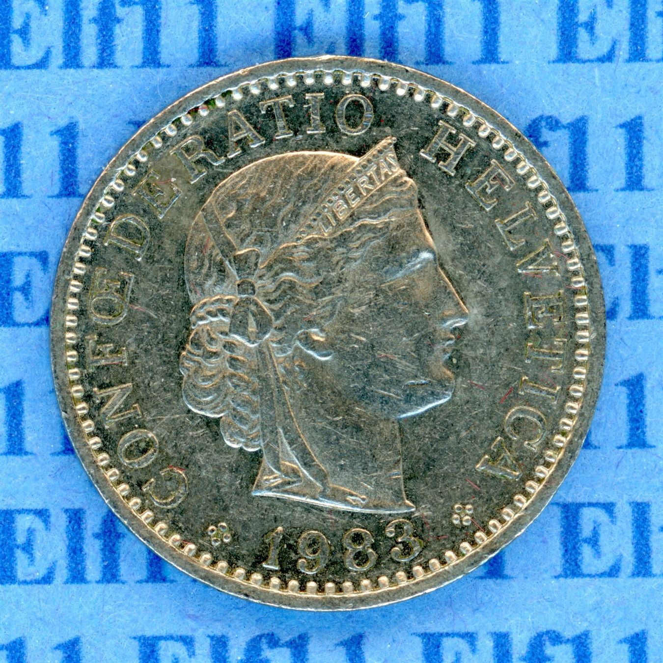 Alle Münzen: CHF___0.20 1983 vz 20 Rappen – Gebraucht aus Widnau von Elf11