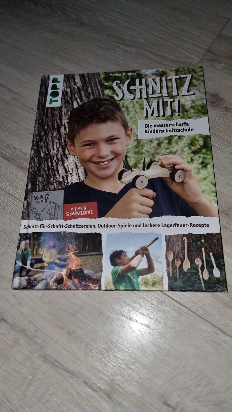 Bücher: Schnitz mit! Die messerscharfe KinderschnitzschuleTOPP Buch – Gebraucht aus Wigoltingen von Zuckerfee84