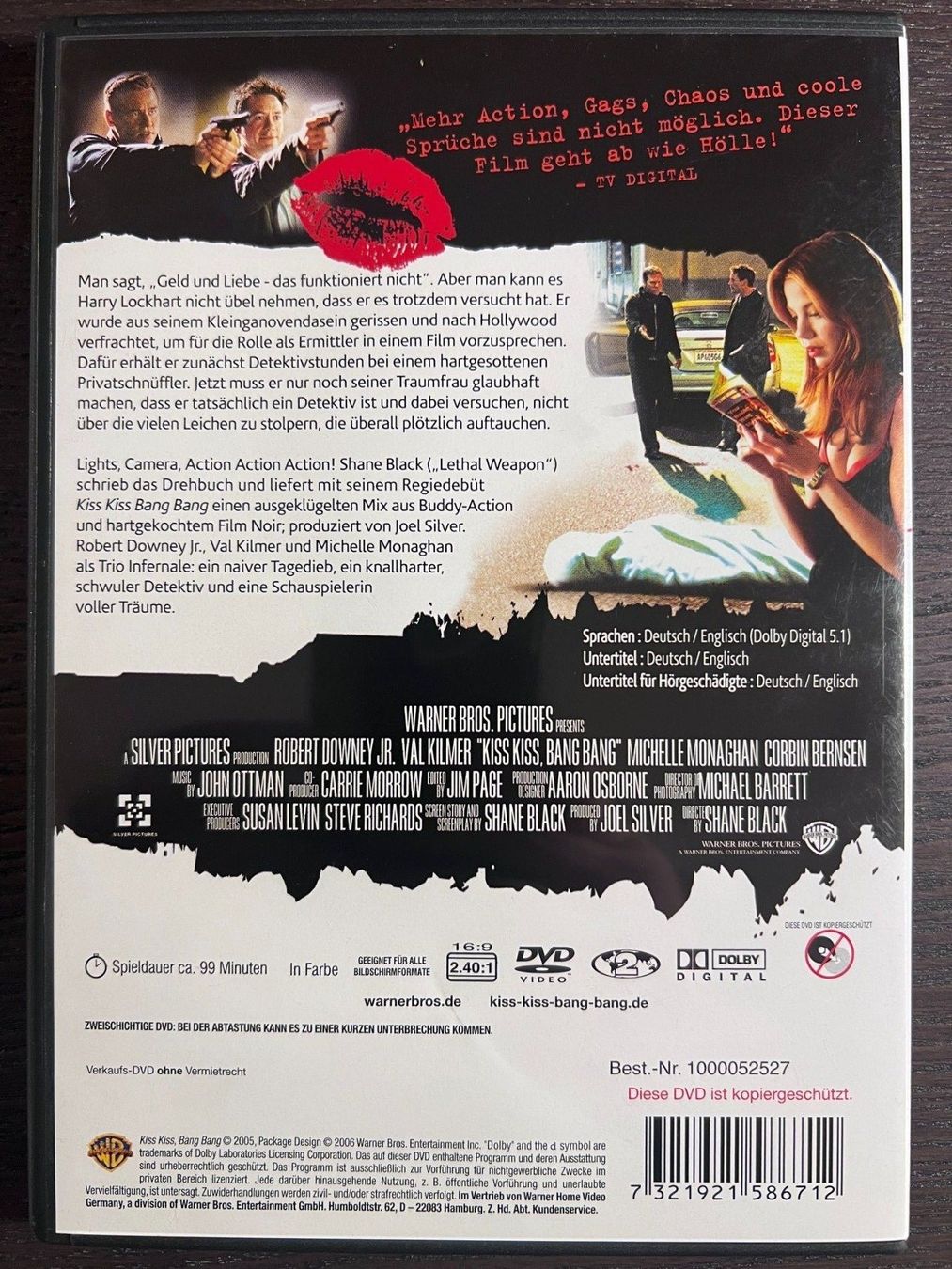 Tutti i DVDs: Kiss Kiss Bang Bang – Usato da Zürich venduto da FilmFreunde 1
