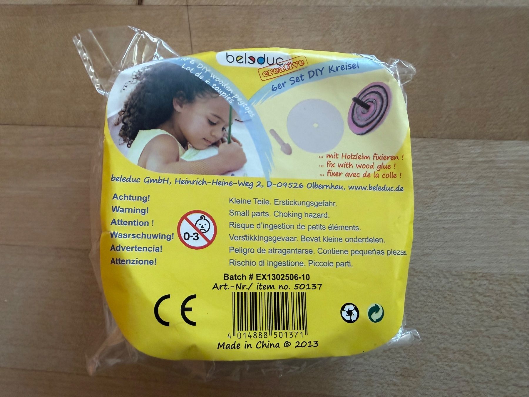 Kit bricolage: Holzkreisel, Rohlinge zum Bemalen – Nuovo e nell'imballaggio originale da Bachenbülach venduto da bri_8sws 1