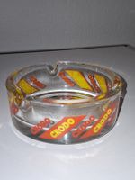 Vintage CRODO Glas Aschenbecher Werbeartikel Retro Reklame