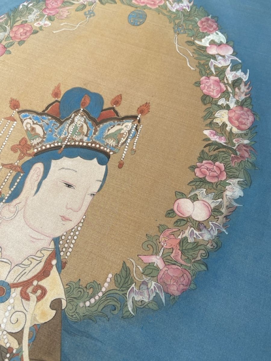 Dipinti: Mon tableau, « Manjushri Bodhisattva » – Nuovo e nell'imballaggio originale da Kriens venduto da Gallery-Vimala 1