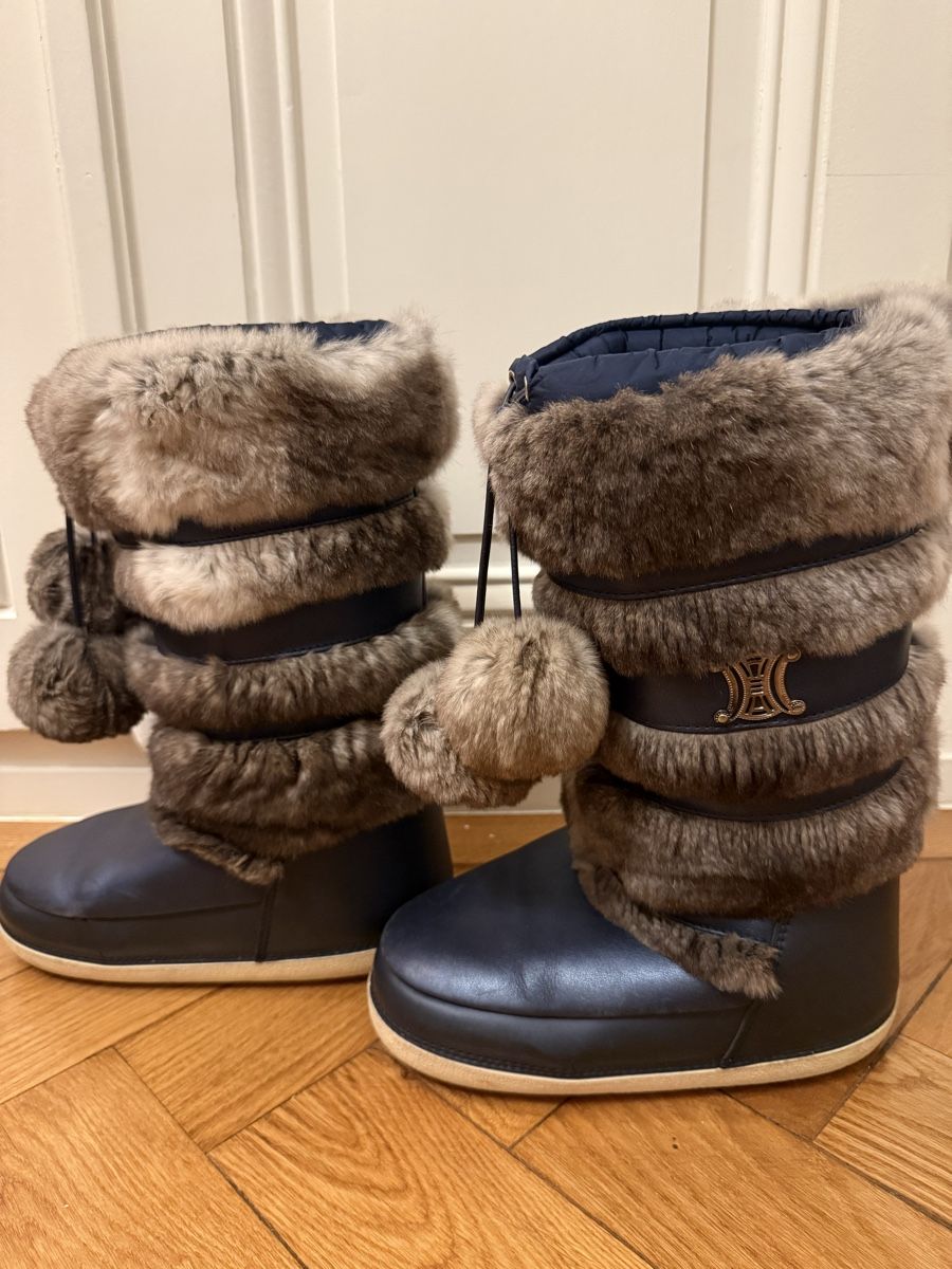 Celine Scarpe da donna: Celine fur snow boots – Usato da Genève venduto da din_8xv2 4