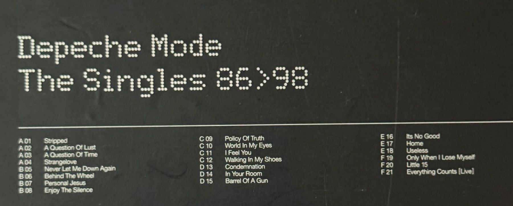 Vinyles: Depeche Mode The Singles 86-98 – D'occasion à Stetten AG par Rvipersnake 4