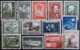 Österreich ex. Kat. 769-1039 gest. 1945/57 Kat. 107 Euro