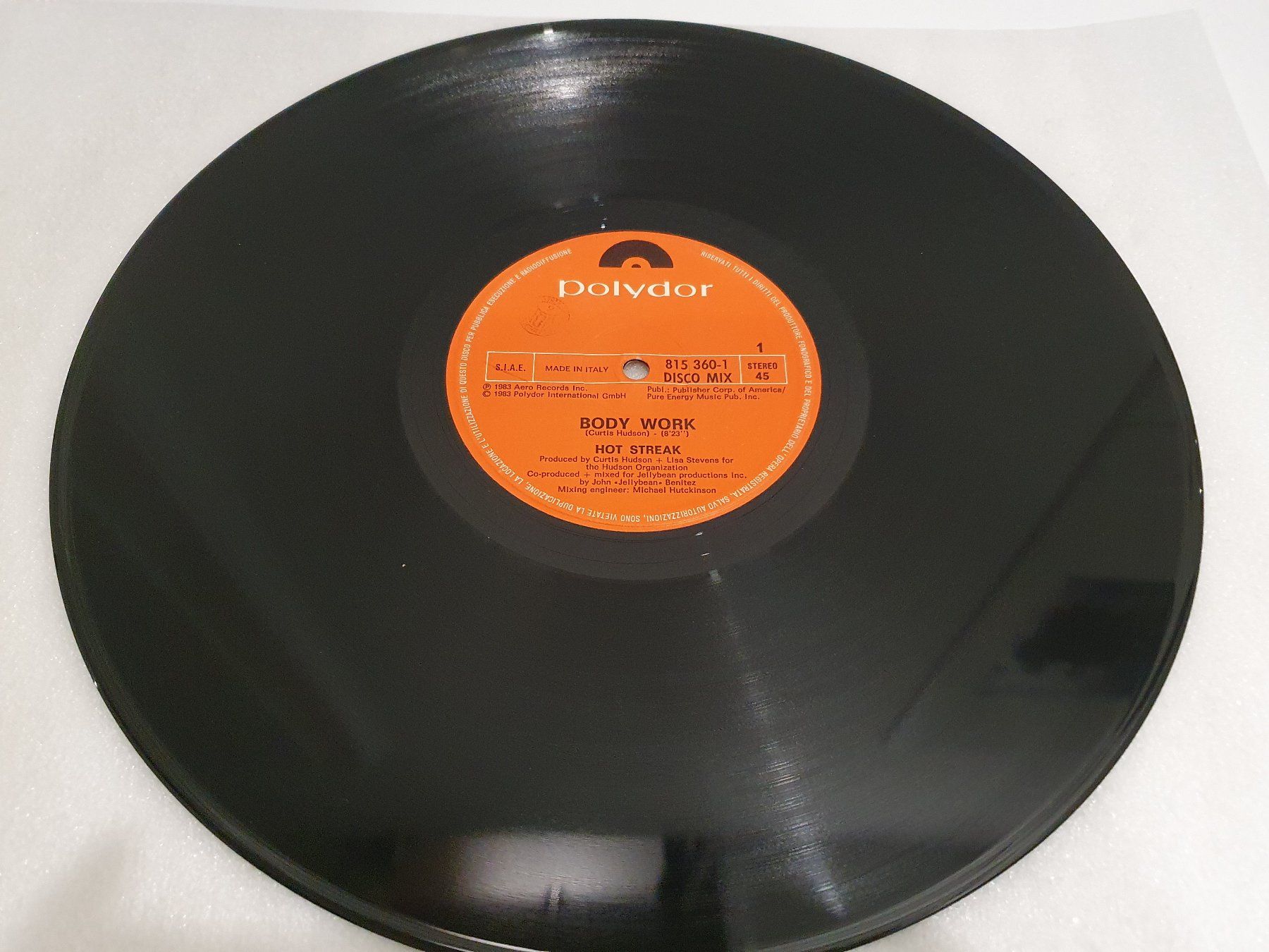 Schallplatten: Hot Streak – Body Work – Gebraucht aus Uster von Vinyl-Leidenschaft 2