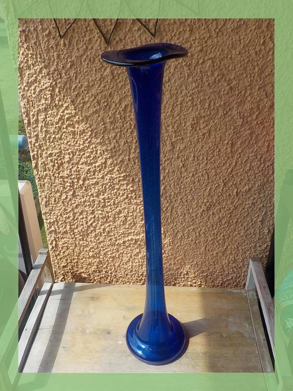 Vasi & Recipienti: Bodenvase blau Glas hoch schlank elegant – Usato da Bülach venduto da Freieck 1