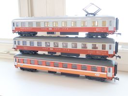 Lima 3 x SBB Swiss Express Personenwagen Set Spur 0