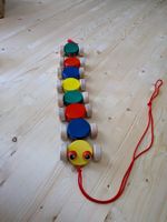 Holzwurm Spielzeug zum Ziehen