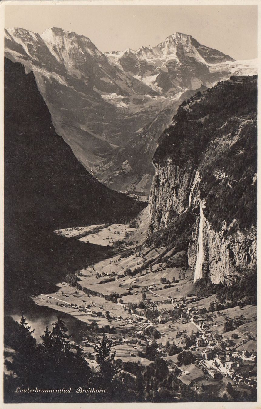 Cartoline postali: Lauterbrunnental 1933 – Usato da Bürglen TG venduto da StampGraf