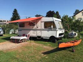 Top Bedford-Hymer Oldtimer Camper, Jahrgang 1977!