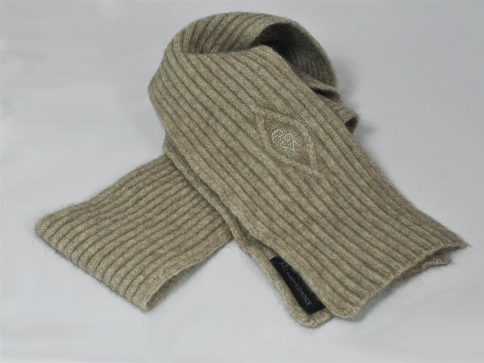 Foulard & Sciarpe: Possum Ripp-Halstuch beige – Nuovo e nell'imballaggio originale da Zollikofen venduto da marys-choice