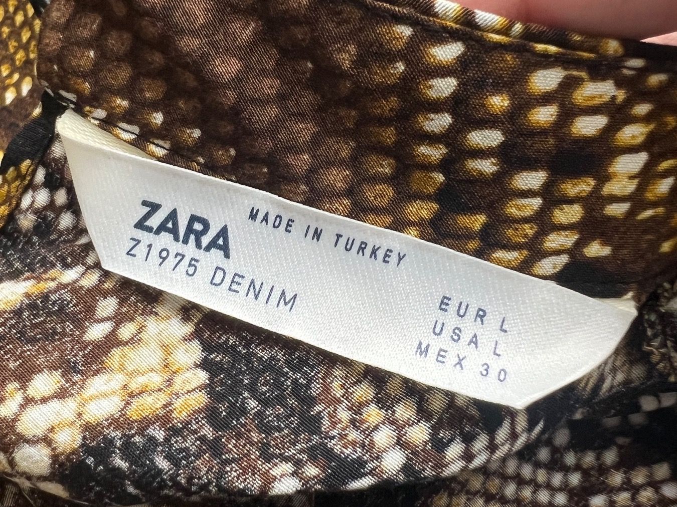Zara Vestiti: NEW! Zara Python dress - Size L – Nuovo (secondo la descrizione) da Cama venduto da UnleashdByAna 4