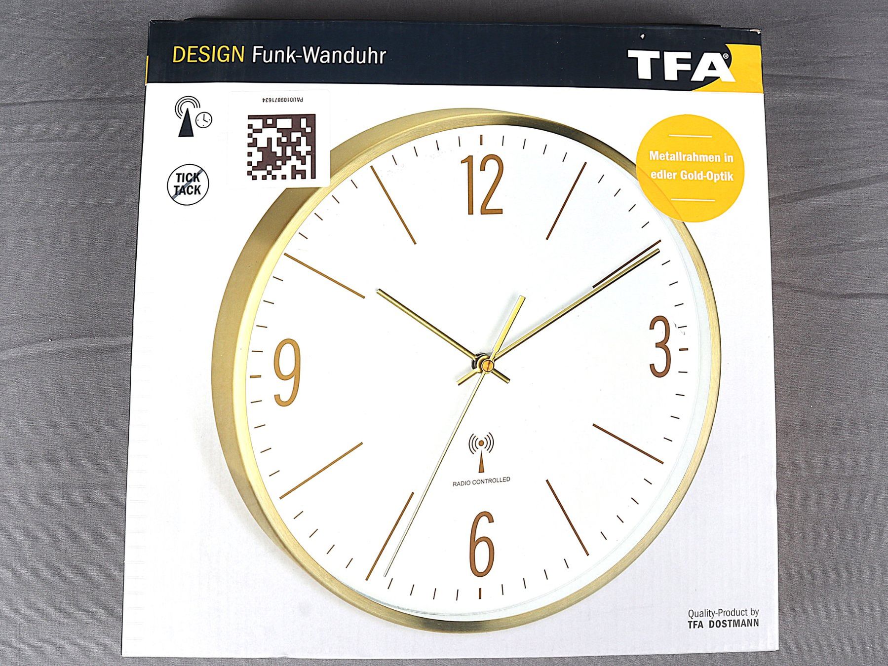 Orologi: TFA Design Funk-Wanduhr – Nuovo (secondo la descrizione) da Steinen venduto da Restwert_Steinen 3